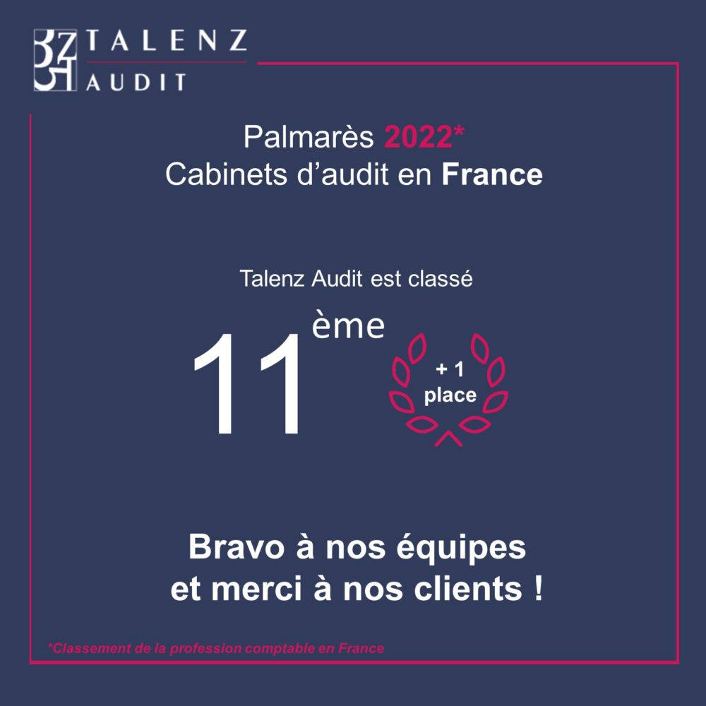 Talenz Audit gagne une place dans le classement des d'audit