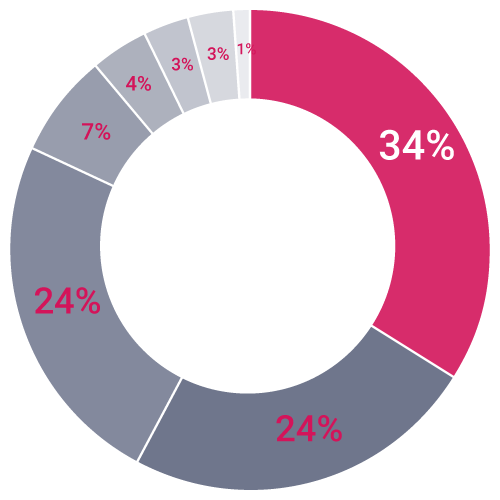 repartition des entités